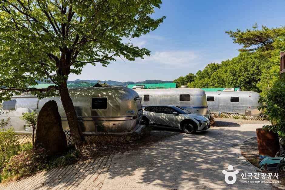 충주커피박물관 글램핑카라반펜션 여행 추천 - 로드트립